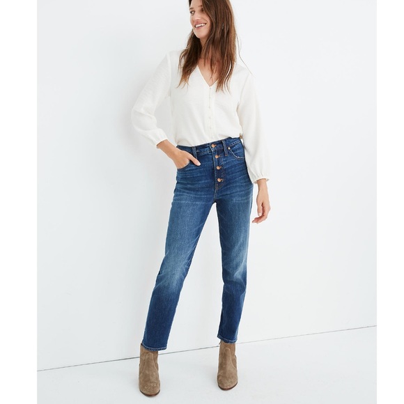 Madewell Denim - Madewell Perfect Vintage Jean Button-Front Edition